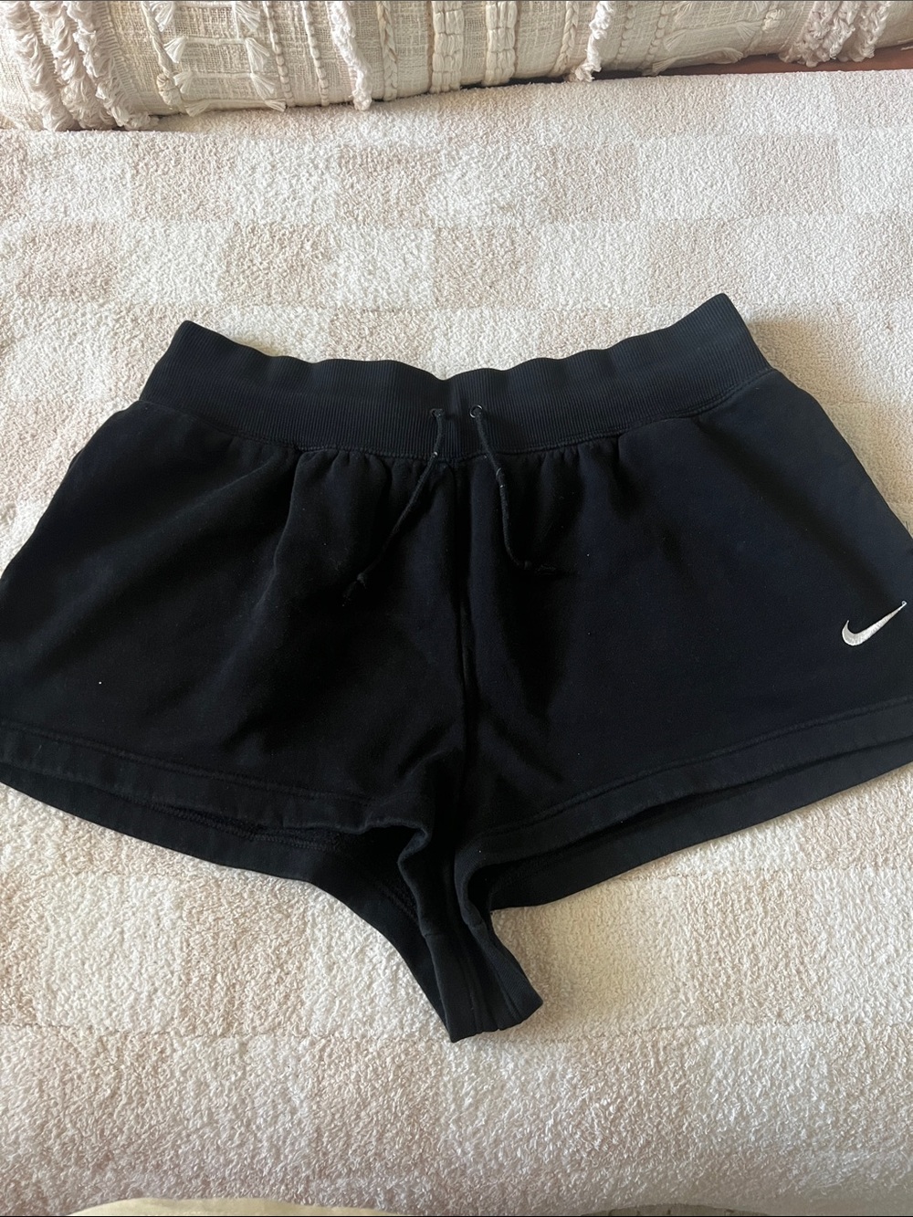 Nike Women's Black Training Shorts with Swoosh